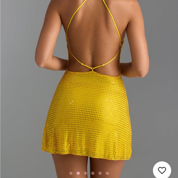 Oh Polly Eleodora Hotfix Mini Dress - Picture 2 of 5